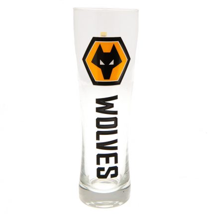 TM 03564 Wolverhampton Wanderers FC Tall Beer Glass