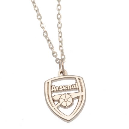 TM 03582 Arsenal FC Silver Plated Boxed Pendant CR