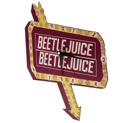 TM 03676 Beetlejuice Premium Metal Wall Clock