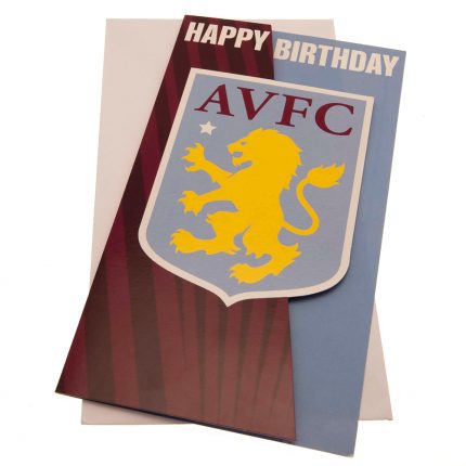 TM 03876 Aston Villa FC Birthday Card