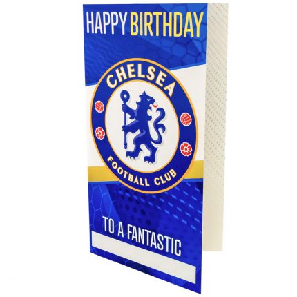 TM 03885 Chelsea FC Birthday Card Personalised