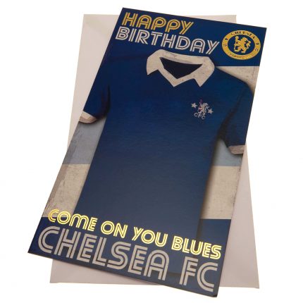 TM 03887 Chelsea FC Birthday Card Retro