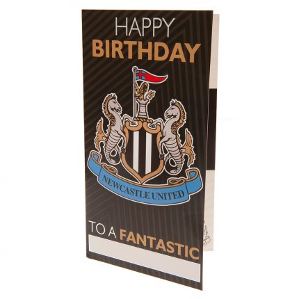 TM 03897 Newcastle United FC Birthday Card Personalised