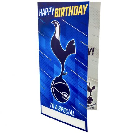 TM 03900 Tottenham Hotspur FC Birthday Card Personalised
