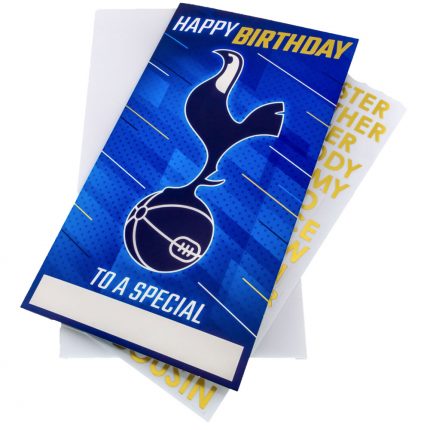 TM 03900 Tottenham Hotspur FC Birthday Card Personalised