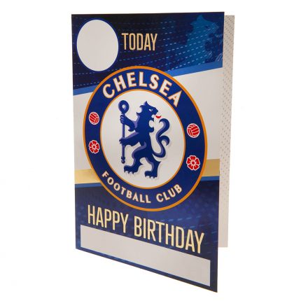 TM 03908 Chelsea FC Birthday Card With Stickers
