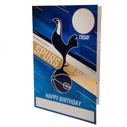 TM 03914 Tottenham Hotspur FC Birthday Card With Stickers