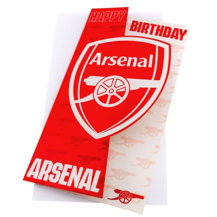 TM 03924 Arsenal FC Crest Birthday Card