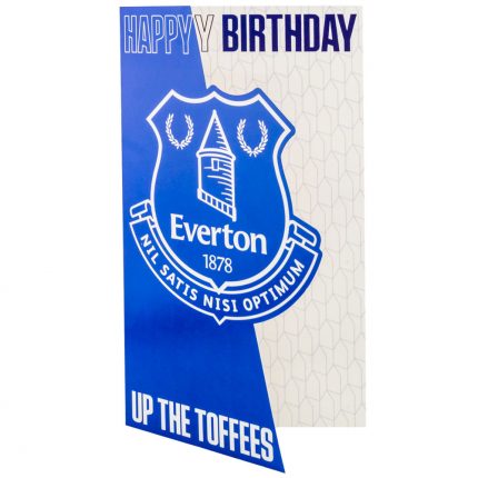 TM 03929 Everton FC Crest Birthday Card