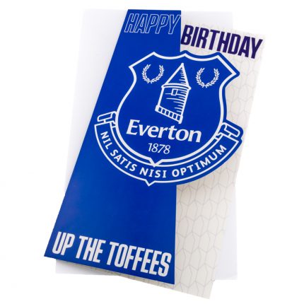 TM 03929 Everton FC Crest Birthday Card