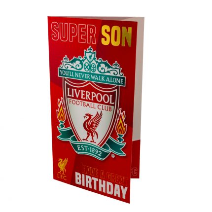 TM 03933 Liverpool FC Birthday Card Son