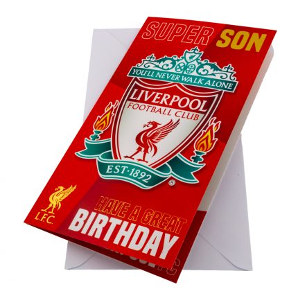 TM 03933 Liverpool FC Birthday Card Son