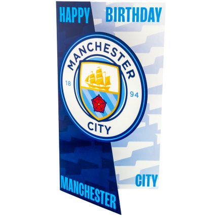 TM 03934 Manchester City FC Birthday Card