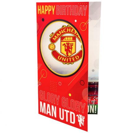 TM 03935 Manchester United FC Birthday Card