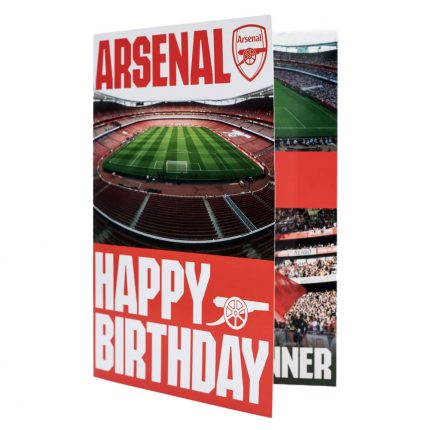 TM 03940 Arsenal FC Musical Birthday Card