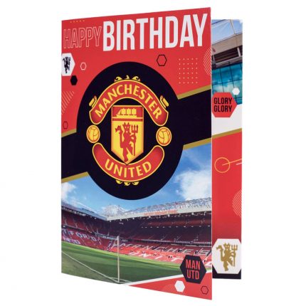 TM 03942 Manchester United FC Musical Birthday Card