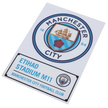 TM 03955 Manchester City FC A4 Car Decal