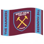 TM 03957 West Ham United FC Crest Stripe Flag