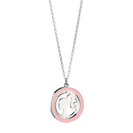 TM 04004 Barbie Spinning Silhouette Necklace