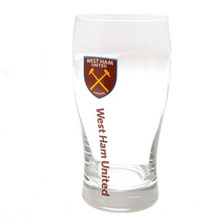 TM 04081 West Ham United FC Tulip Pint Glass