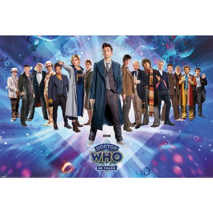 TM 04174 Doctor Who Poster 60th Anniversary