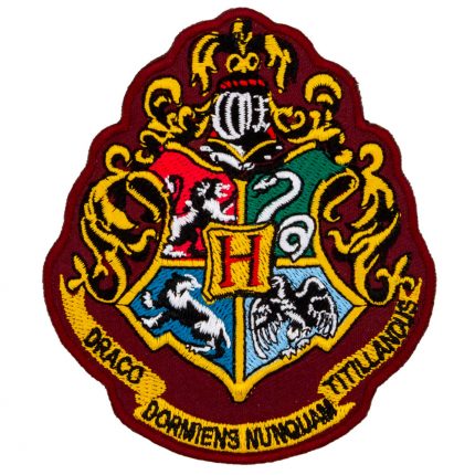 TM 04200 Harry Potter Iron On Patch Hogwarts Crest