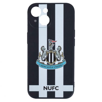 TM 04243 Newcastle United FC iPhone 14 Striped Silicone Case
