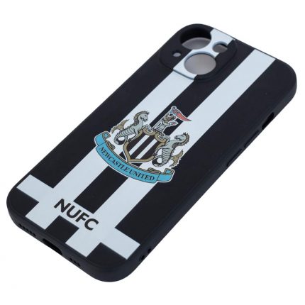 TM 04243 Newcastle United FC iPhone 14 Striped Silicone Case