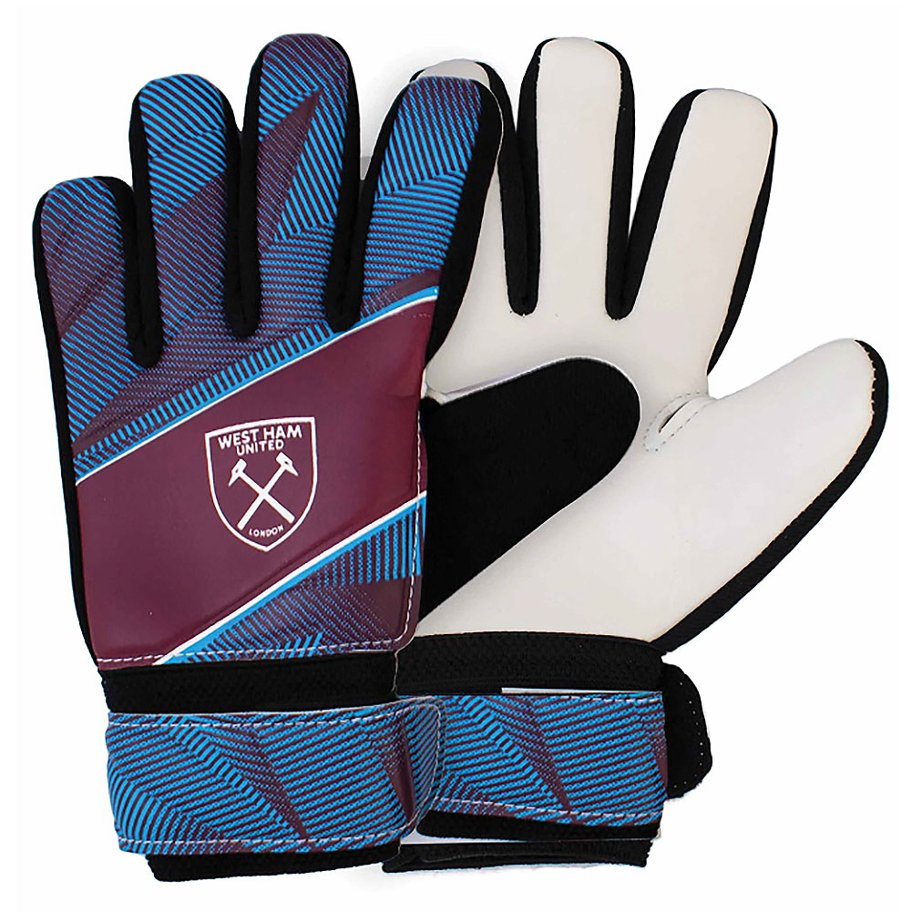 TM-04493-West-Ham-United-FC-Fuse-Goalkeeper-Gloves-Kids TM 04493 West Ham United FC Fuse Goalkeeper Gloves Kids