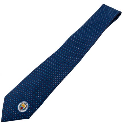 TM 04674 Manchester City FC Navy Blue Tie