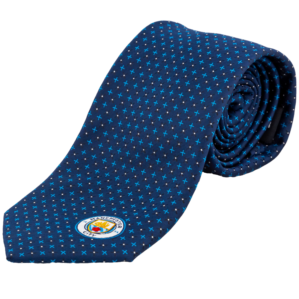 TM-04674-Manchester-City-FC-Navy-Blue-Tie TM 04674 Manchester City FC Navy Blue Tie