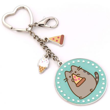 TM 04724 Pusheen Charm Keyring Pizza