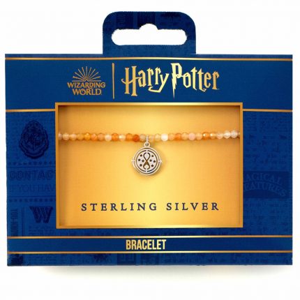 TM 04730 Harry Potter Stone Bracelet With Sterling Silver Charm Time Turner
