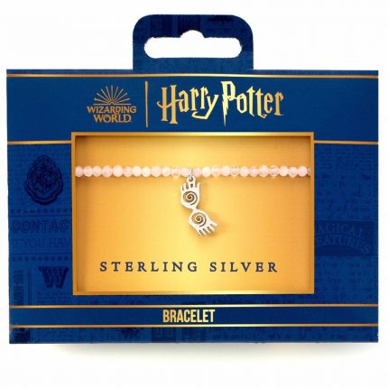 TM 04734 Harry Potter Stone Bracelet With Sterling Silver Charm Luna Glasses