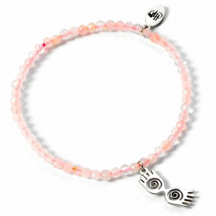 TM 04734 Harry Potter Stone Bracelet With Sterling Silver Charm Luna Glasses