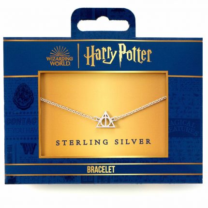 TM 04735 Harry Potter Sterling Silver Charm Bracelet Deathly Hallows