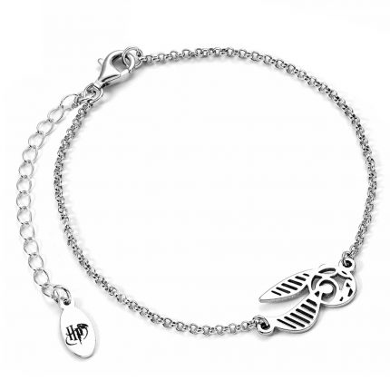 TM 04737 Harry Potter Sterling Silver Charm Bracelet Golden Snitch