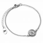 TM 04739 Harry Potter Sterling Silver Charm Bracelet Time Turner