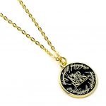 TM 04745 The Lord Of The Rings Gold Plated Necklace Logo