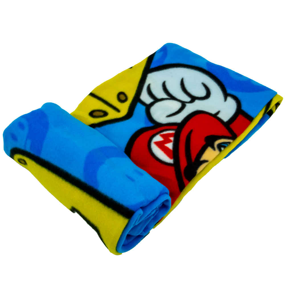 TM-04760-Super-Mario-Fleece-Blanket TM 04760 Super Mario Fleece Blanket
