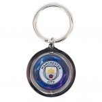 TM 04784 Manchester City FC UCL Spinner Keyring