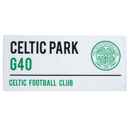 TM 04843 Celtic FC White Street Sign