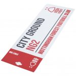 TM 04845 Nottingham Forest FC White Street Sign