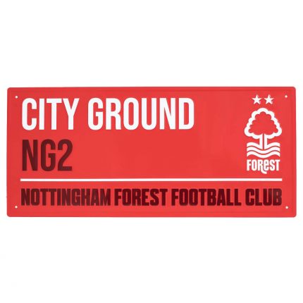 TM 04846 Nottingham Forest FC Colour Street Sign