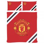 TM 04851 Manchester United FC Core Stripe Double Duvet Set