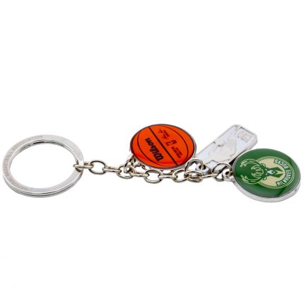 TM 05031 Milwaukee Bucks Charm Keyring