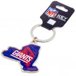 TM 05038 New York Giants State Shape Keyring