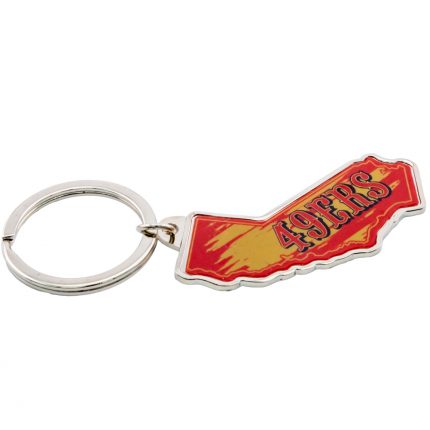 TM 05040 San Francisco 49ers State Shape Keyring