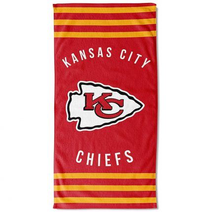 TM 05048 Kansas City Chiefs Stripe Towel