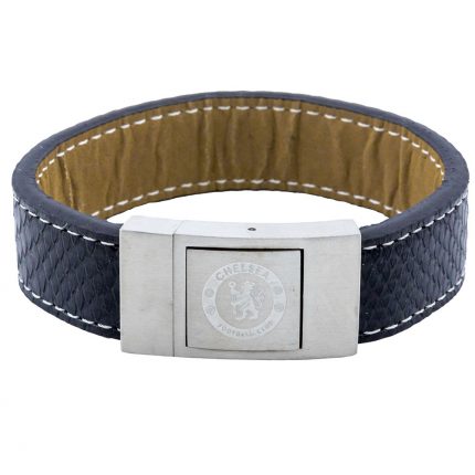 TM 05071 Chelsea FC Stitched Leather Bracelet